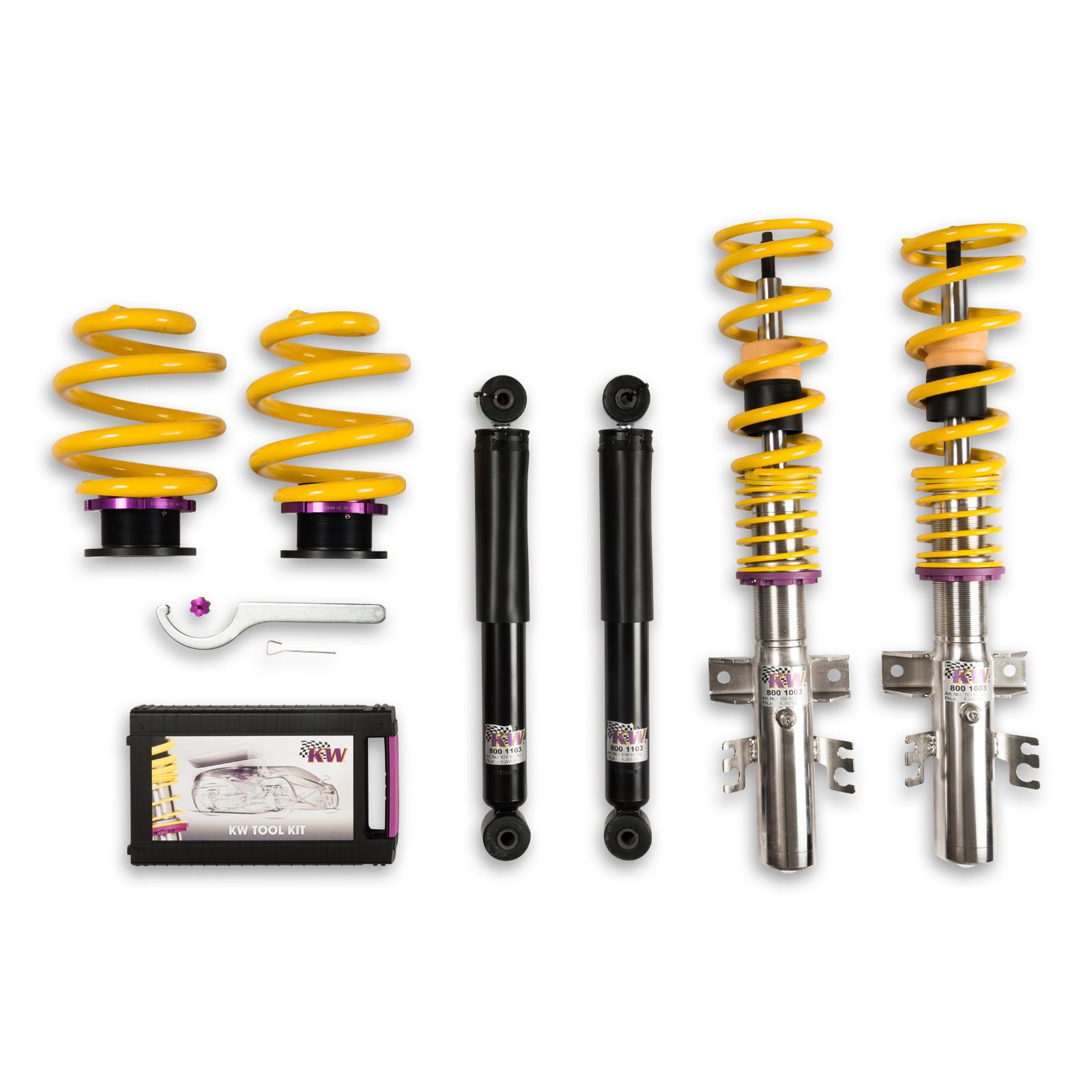 KW Gewindefahrwerk V1 inox VW T5 T6 Art.-Nr.: 10280040 KW Gewindefahrwerk V1 inox VW T5 T6 Art.-Nr.: 10280040